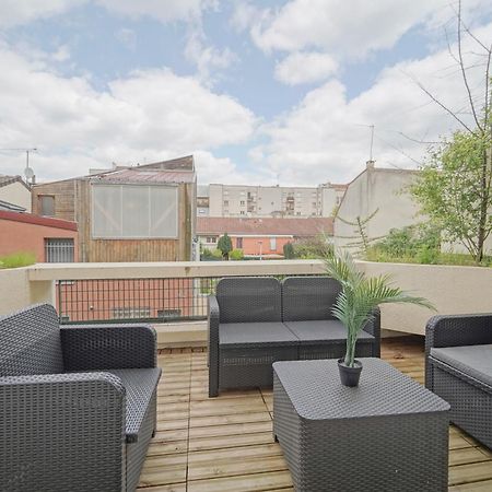 Ferienwohnung Complete 1Br With Balcony Only 5 Min. On Foot To Metro By Doorman Saint-Ouen  Exterior foto
